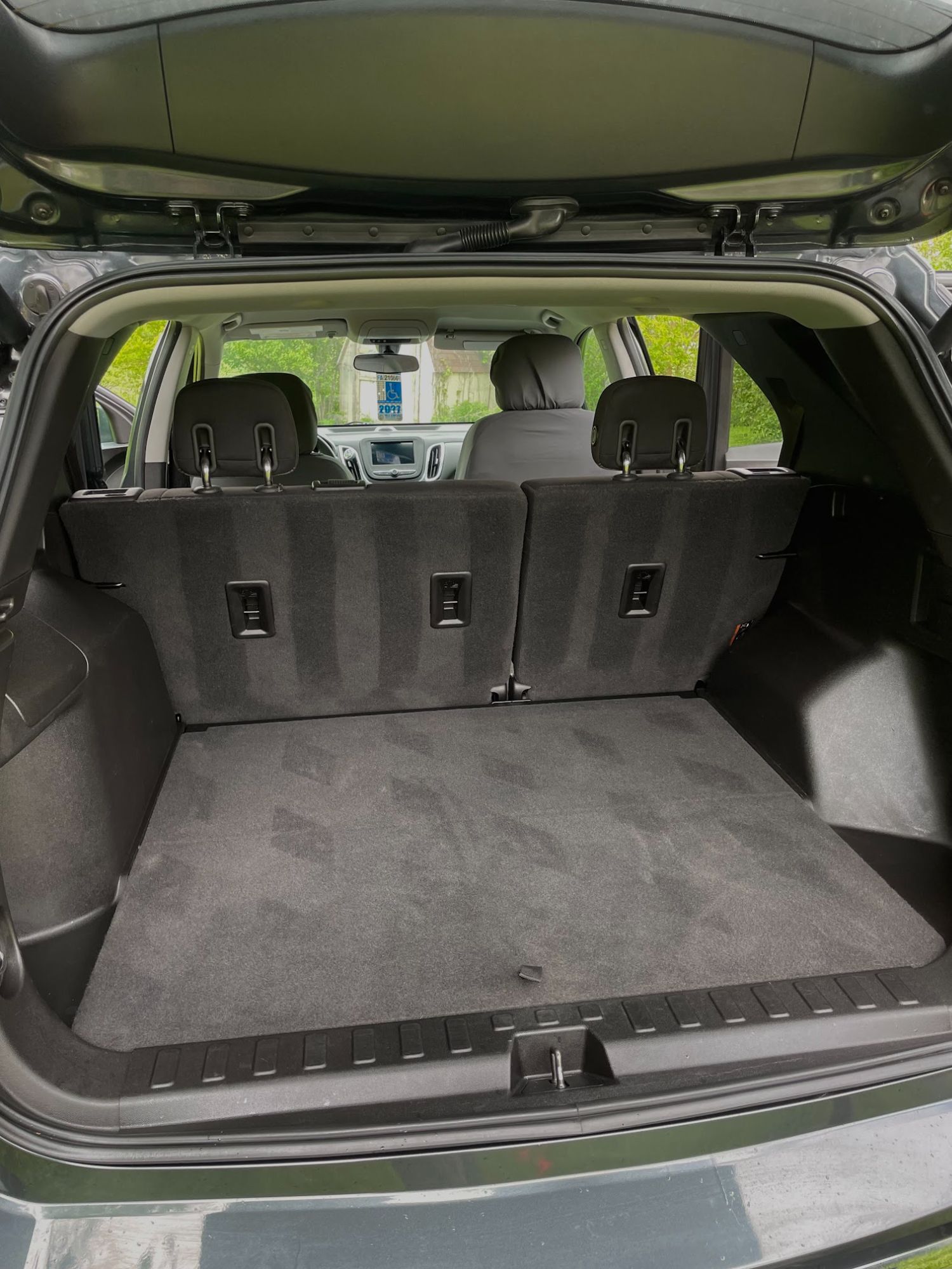 Clean SUV cargo area after interior detail